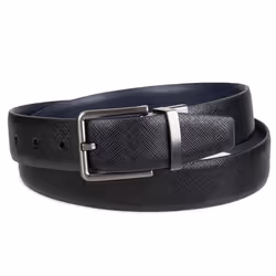 Calvin Klein Men's Reversible Belt  Navy/Black  X-Large (42-44)