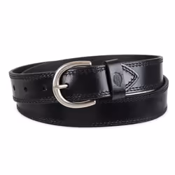 Dickies Women's Casual Double Stitch Belt  Black Solid  X-Large