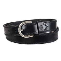 Dickies Women's Casual Double Stitch Belt  Black Solid  X-Large