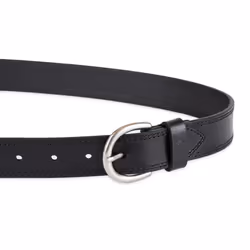 Dickies Women's Casual Double Stitch Belt  Black Solid  X-Large