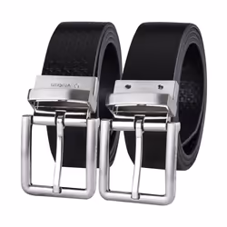Calvin Klein Men's Reversible Belt Dark Black/Dark Black Large (38-40)