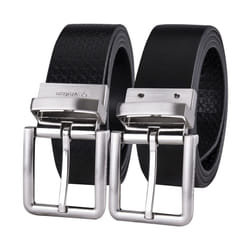 Calvin Klein Men's Reversible Belt  Dark Black/Dark Black  Large (38-40)