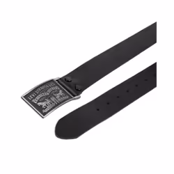 Levi's Men's Everyday Jean Belt with Removable Plaque Buckle  Black Snap  Small (30-32)