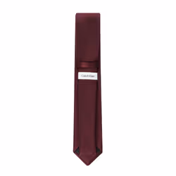 Calvin Klein Men's HC Modern Gingham Tie  Burgundy  One Size