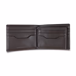 Calvin Klein Men's RFID Leather Minimalist Bifold Wallet  Brown River Print  One Size