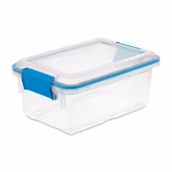 Sterilite Gasket Box Stackable Storage Bin with Latching Lid 7.5 Quart 24 Pack