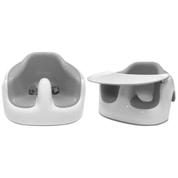Bumbo Floor Seat Lite Combo - Portable Baby Booster Chair with Tray  Floor Seat for Feeding and Playtime  Extra Legroom for Bigger Babies  Combo