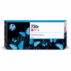 HP 730F 300-ml Magenta DesignJet Ink Cartridge, High (XL) Yield, Magenta, Dye-based ink, 300 ml, 1 pc(s)