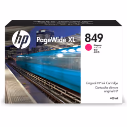 HP 849 400-ml Magenta PageWide XL Ink Cartridge, Standard Yield, Magenta, Pigment-based ink, 400 ml, 1 pc(s)