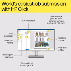 HP Designjet T1600 36-in PostScript Printer - Additional view 8