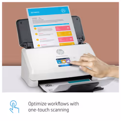 HP Scanjet Pro N4000 snw1 Sheet-feed Scanner Sheet-fed scanner 600 x 600 DPI A4 Black, White - Additional view 8