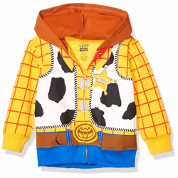 Disney boys Sheriff Woody Toy Story Costume Hoodie Hooded Sweatshirt