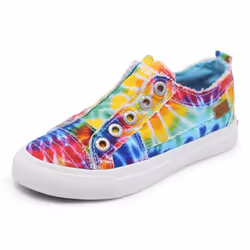 Blowfish Malibu Girls Play-k Sneaker  Rainbow tie dye  1 Little Kid