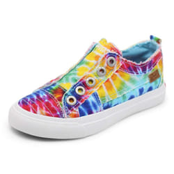 Blowfish Malibu Girls Play-k Sneaker  Rainbow tie dye  1 Little Kid