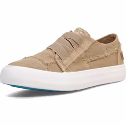 Blowfish Womens Marley Sneaker  creamcoffee color Washed canvas  85 M