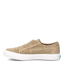 Blowfish Womens Marley Sneaker  creamcoffee color Washed canvas  10 M