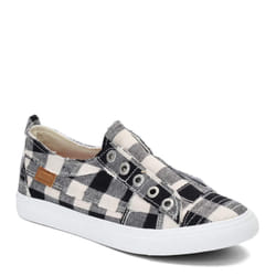 Blowfish Malibu Girls Fashion Casual Sneaker  Cream Buffalo Check  1 L