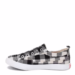 Blowfish Malibu Girls Fashion Casual Sneaker  Cream Buffalo Check  1 L