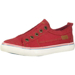 Blowfish Malibu Womens Play Core Sneaker  Jester Red Hipster Twill  7.