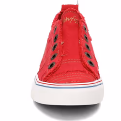 Blowfish Malibu Womens Play Core Sneaker  Jester Red Hipster Twill  7.