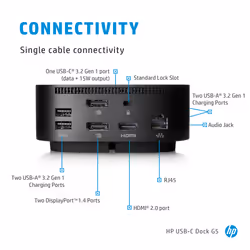 HP USB-C/A Universal Dock G2 - Additional view 4