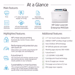 HP Color LaserJet Enterprise M455dn - Additional view 7