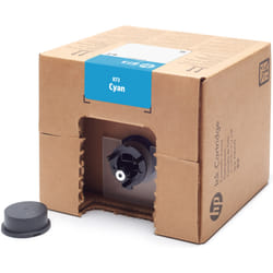 HP 873 3-liter Cyan Latex Ink Cartridge