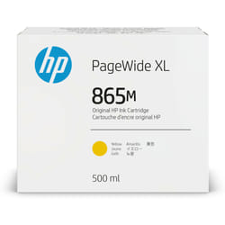 HP 865M 500-ml Yellow PageWide XL Ink Cartridge