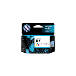 HP 67 Ink Cartridge Toner Tri 3 Colour Cyan Magenta Yellow 3YM55AA Genuine Original