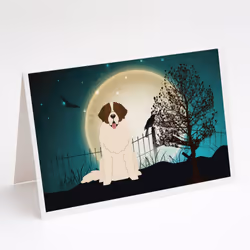 Halloween Scary Moscow Watchdog Greeting Cards and Envelopes Pack of 8
