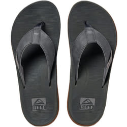 Reef Mens Santa Ana Summer Beach Holiday Sandals Thongs Flip Flops - Grey - 11 UK, Grey