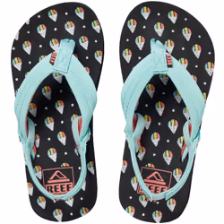 Reef Girls Kids Little AHI Summer Beach Pool Holiday Sandals Thongs Flip Flops - 2K-3K UK, Snow Cone