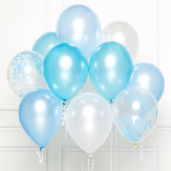 Amscan 9907428, Toy balloon, Latex, Blue, 27 cm, 1 pc(s)