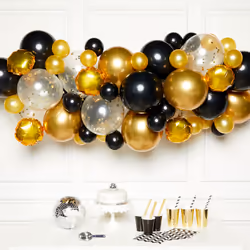 Amscan 9907430, Toy balloon, Latex, Black, 1 pc(s)