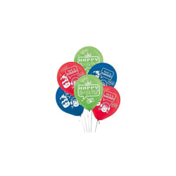 Party Town Helium Latex Balloons 28cm / 11 in - Pack of 6