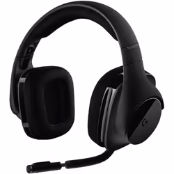Logitech G533 Wireless Gaming Headset, 7.1 Surround Sound, DTS Headphone:X, 40 mm Pro-G Drivers, Noise-Cancelling Mic, 2.4 GH ...