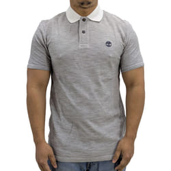Timberland Mens Polo Shirt Golf Tee - Grey, S