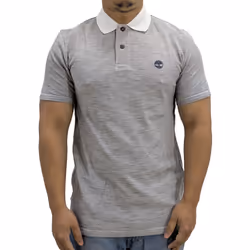 Timberland Mens Polo Shirt Golf Tee - Grey, M
