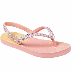 Reef Girls Kids Little Stargazer Summer Beach Sandals Flip Flops - Ice Cream - 4K-5K UK, Ice Cream