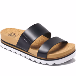 Reef Womens Cushion Vista Hi Summer Holiday Sliders Slides Sandals - 5 UK, Black/Brown