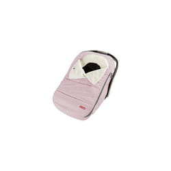 Winter Car Seat Cover: Ultra Plush Fleece, Pink Heather