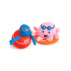 Baby (Set of 2) Kids Zoggy Soakers Sponge Toys, Multicolour, One Size
