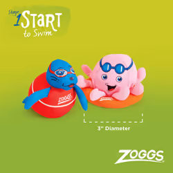 Baby (Set of 2) Kids Zoggy Soakers Sponge Toys, Multicolour, One Size