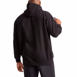 Champion Mens Hoodie  Powerblend  Fleece Comfortable Sweatshirt  Script Logo  Athletic-hoodies  Black   X-Small US