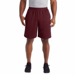 C9 Champion Men's Mesh Shorts-10 Inseam  Rich Maroon  S