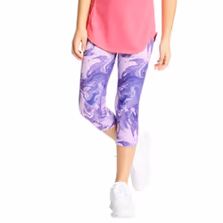 C9 Champion girls Capri Leggings  Multi Marble Purple  X-Small US