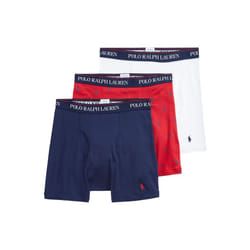 Polo Ralph Lauren Classic Fit w/Wicking 3-Pack Boxer Briefs Cruise Nav