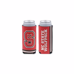NCAA North Carolina State Wolfpack Slim Can Cooler, Team Colors, One Size
