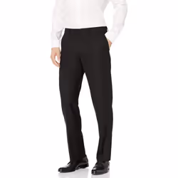 Amazon Essentials Mens classic-Fit Wrinkle-Resistant Stretch Dress Pant  Black  34W x 28L