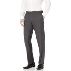 Amazon Essentials Mens classic-Fit Wrinkle-Resistant Stretch Dress Pant  charcoal  32W x 31L